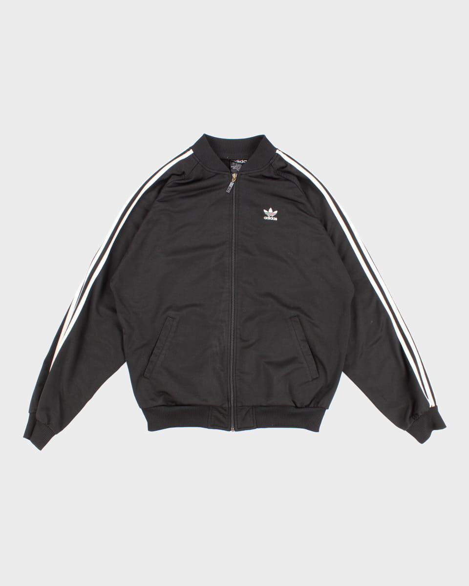 Vintage 90s Adidas Black Track Jacket - M