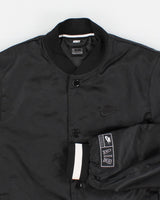 Mens Black Nike Snap Up Bomber Jacket - S