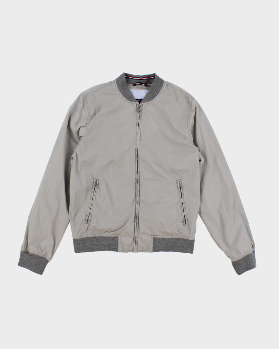 00s Tommy Hilfiger Silver Jacket - S