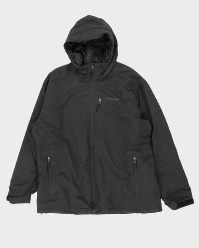Columbia Black Hooded Jacket - XL