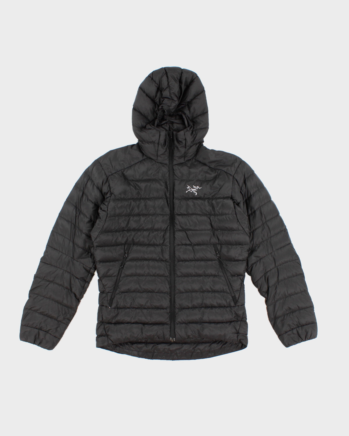 Arc'teryc Black Hooded Light Puffer - XS