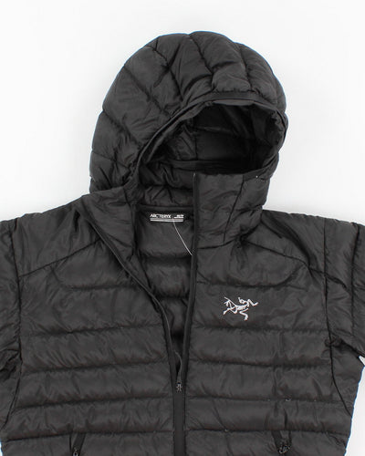 Arc'teryc Black Hooded Light Puffer - XS
