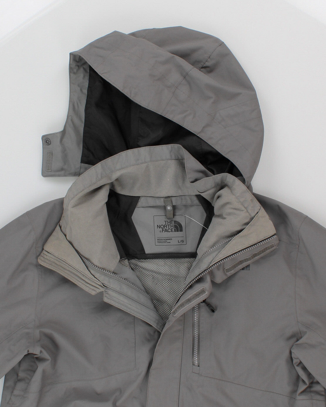 The North Face Hooded Grey Jacket - L