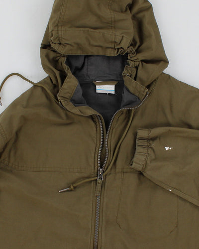 Khaki Columbia Hooded Jacket - L