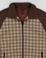 Mens Brown Adidas Zip Up Lightweight Jacket - XL