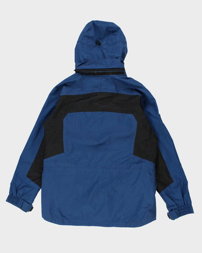 Mens Blue Lined Windbreaker Jacket - M