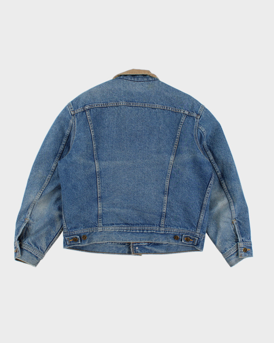 Mens Denim Lee Blue Jean Jacket - M