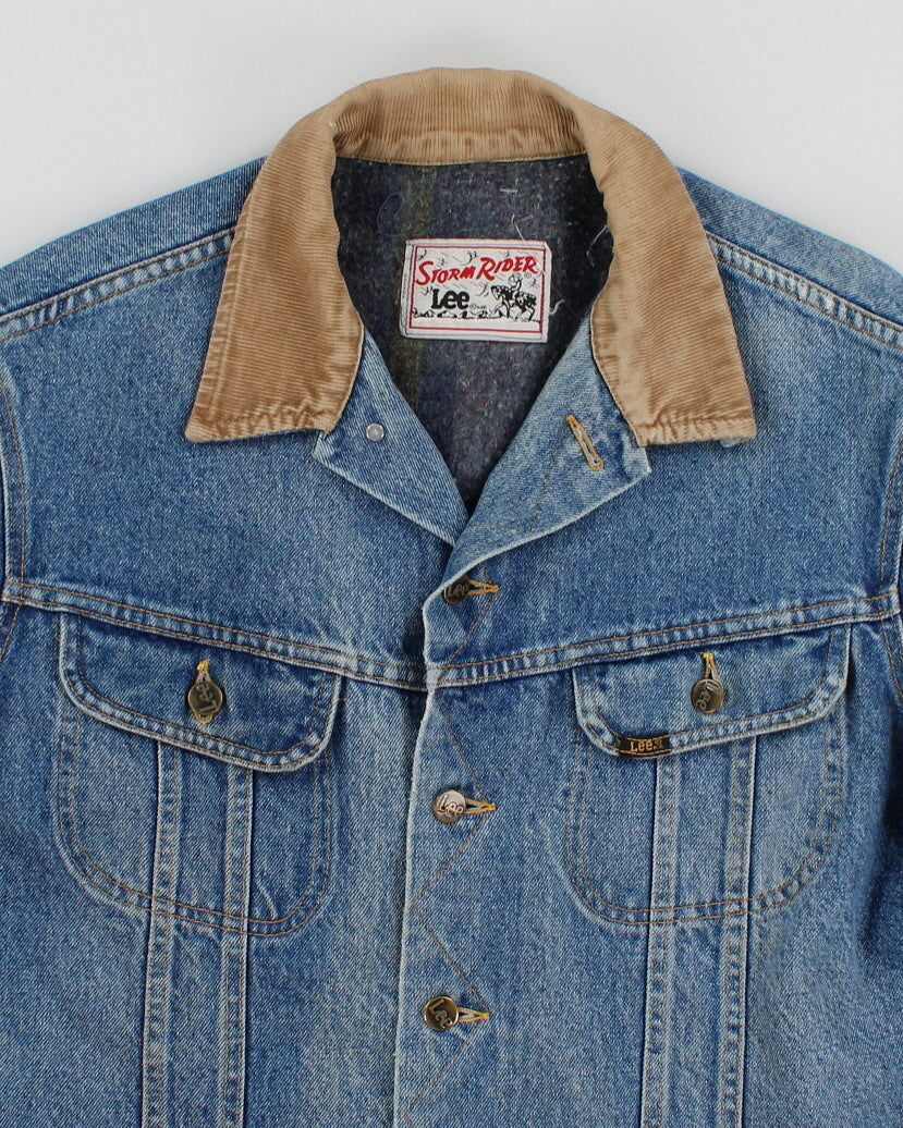 Mens Denim Lee Blue Jean Jacket - M