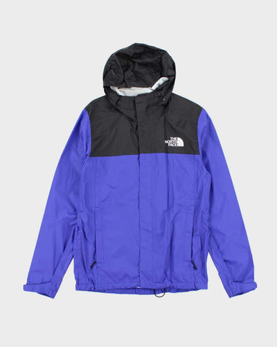 Mens Blue The North Face Hooded Windbreaker Jacket - S