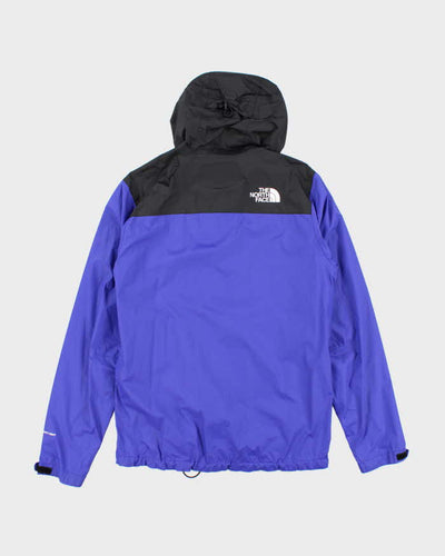 Mens Blue The North Face Hooded Windbreaker Jacket - S