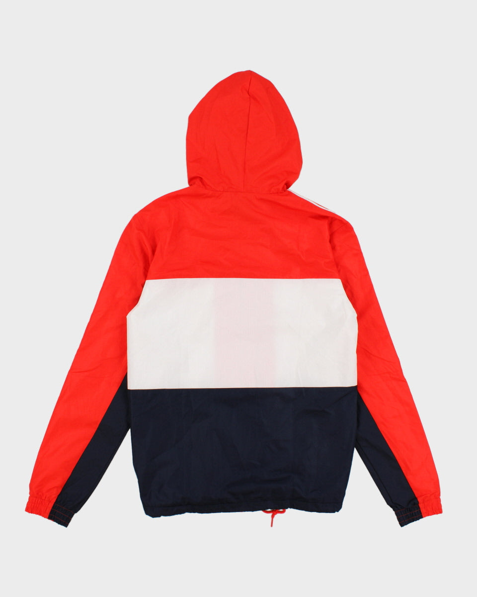White and orange windbreaker hotsell