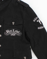 Mens Black Label Lined Patch Jacket - L