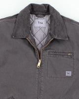 Mens Grey Denim Tna Bomber Jacket - L