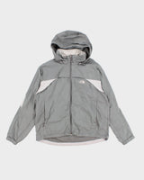Mens Grey The North Face Hooded Jacket - L