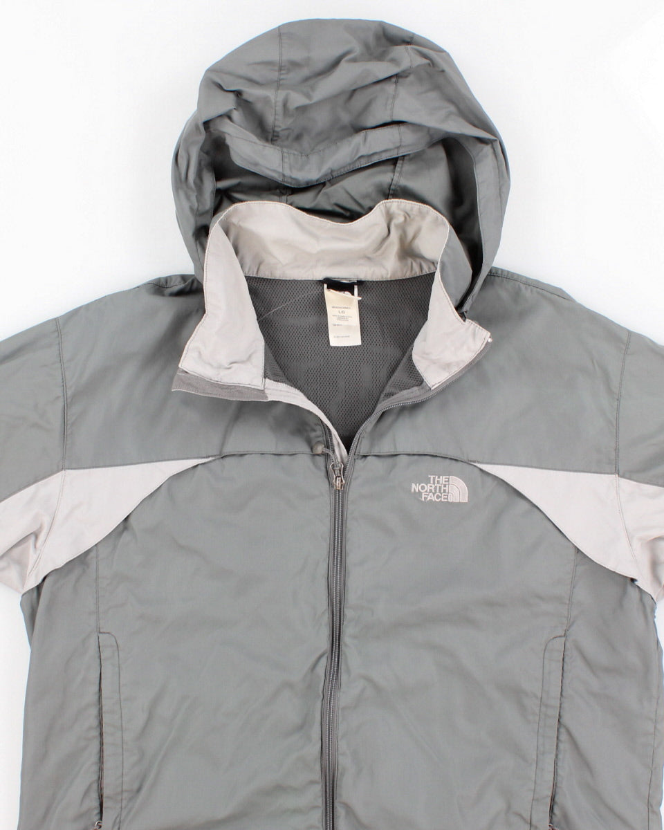 Mens Grey The North Face Hooded Jacket - L