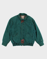 Mens Turquoise Canvas Lined Jacket - L