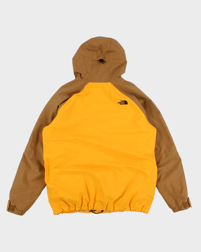 Mens Yellow The North Face Hooded Ski Jacket - XL