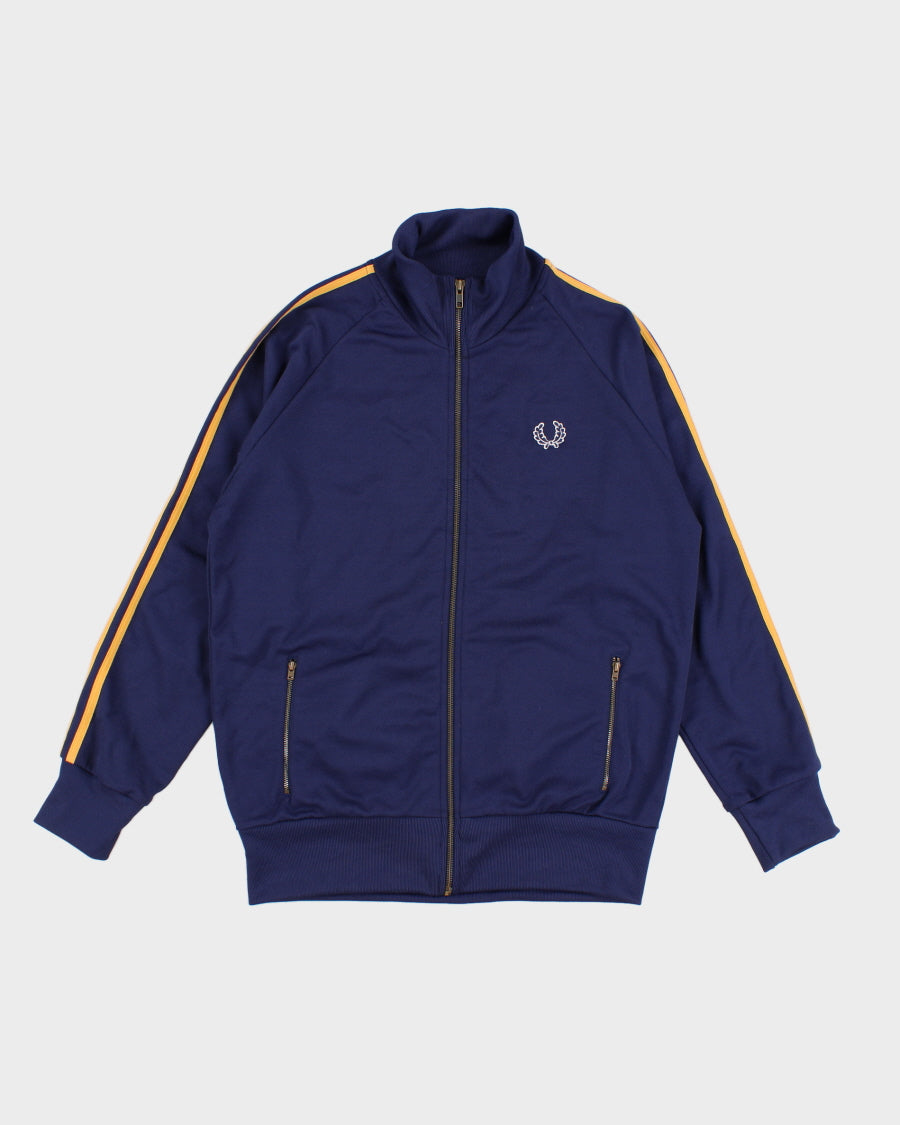 Mens Blue Fred Perry Zip Up Sweatshirt - L