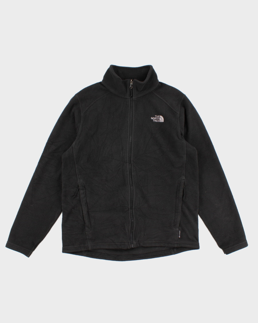 Mens Black The North Face Zip Up Fleece - M