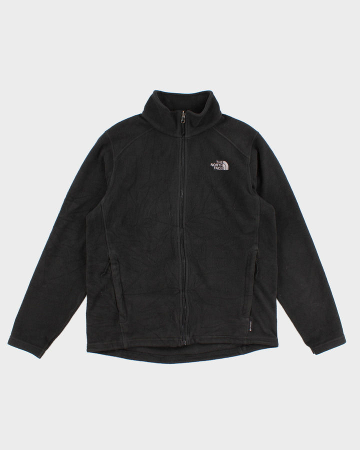 Mens Black The North Face Zip Up Fleece - M