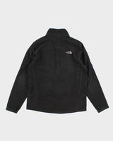 Mens Black The North Face Zip Up Fleece - M