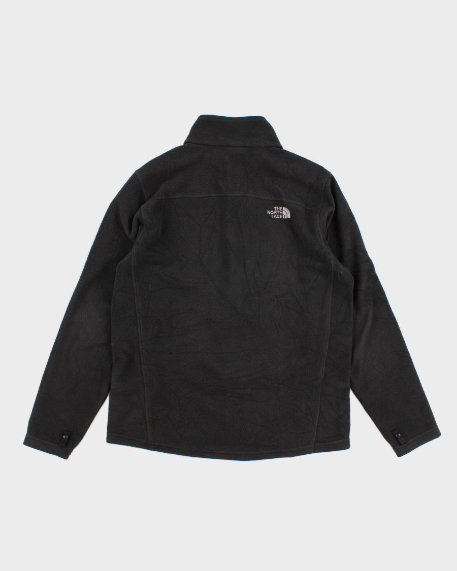 Mens Black The North Face Zip Up Fleece - M
