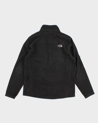 Mens Black The North Face Zip Up Fleece - M