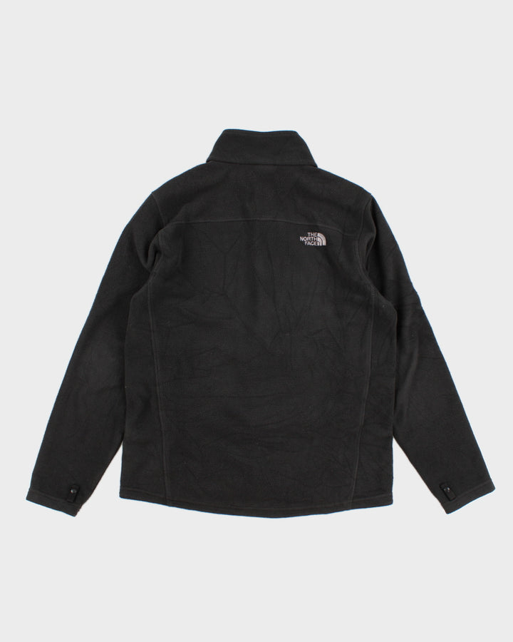 Mens Black The North Face Zip Up Fleece - M