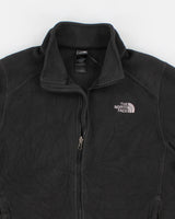 Mens Black The North Face Zip Up Fleece - M