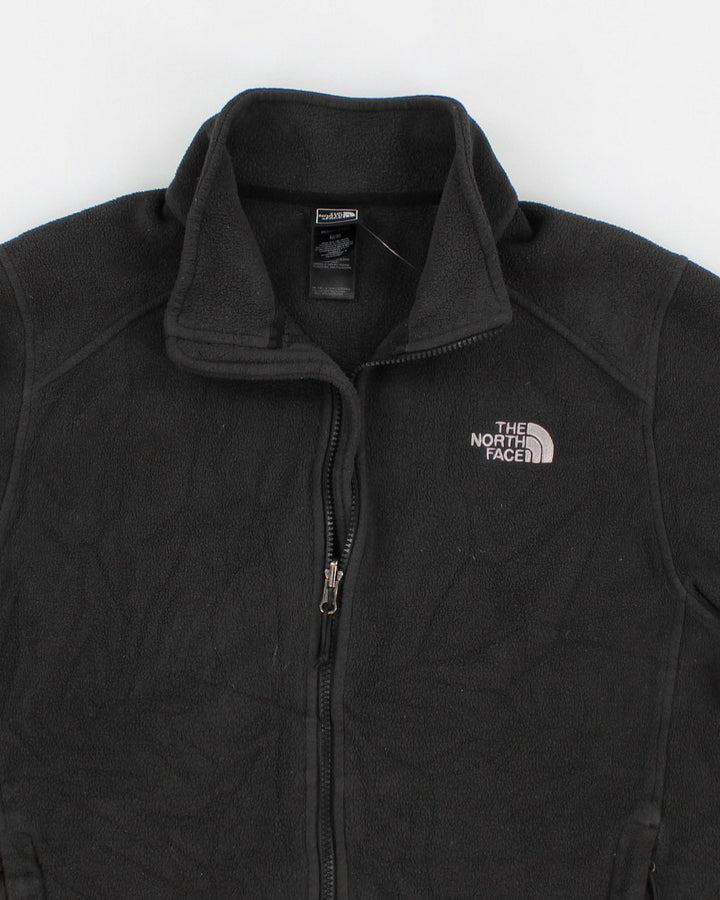 Mens Black The North Face Zip Up Fleece - M