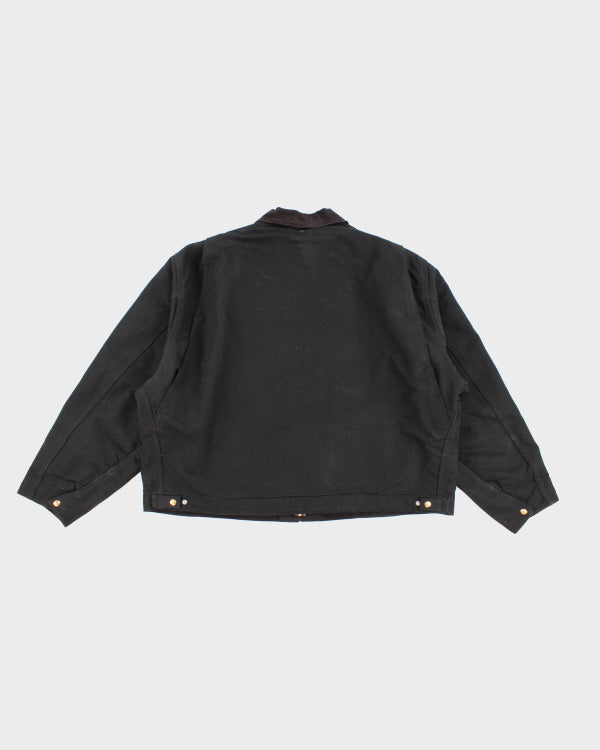 Mens New With Tags Deadstock Black Carhartt Duck Detroit Jacket - XL