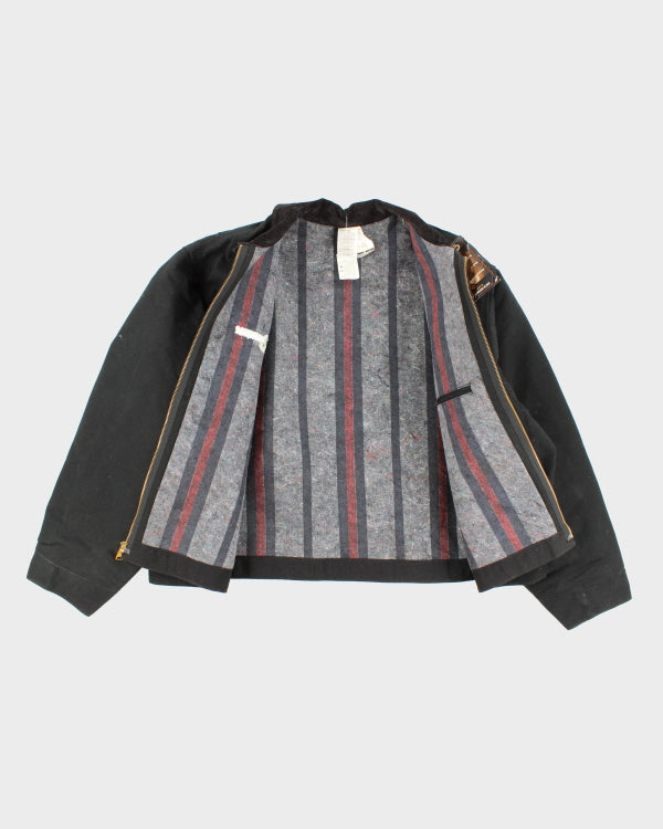 Mens New With Tags Deadstock Black Carhartt Duck Detroit Jacket - XL