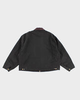 Mens Black Carhartt Plumping Embroidered Duck Jacket - XL