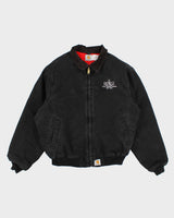 Vintage 90s Carhartt Faded Black Work Wear Jacket - XL