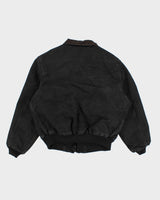 Vintage 90s Carhartt Faded Black Work Wear Jacket - XL