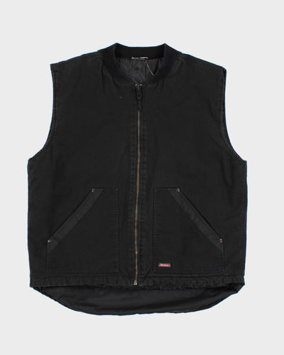Dickies Black Sleeveless Work Wear Jacket - XL