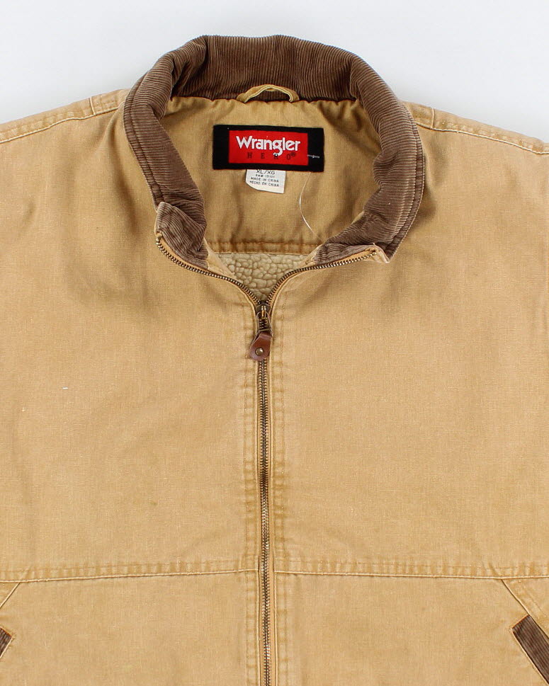 Vintage Wrangler Sherpa Lined Sleeveless Jacket - XL