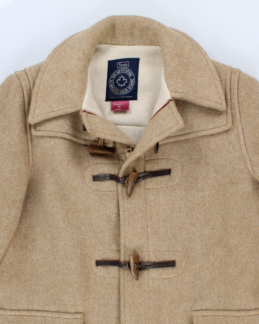 Vintage Sears Wool Blend Duffel Coat -L