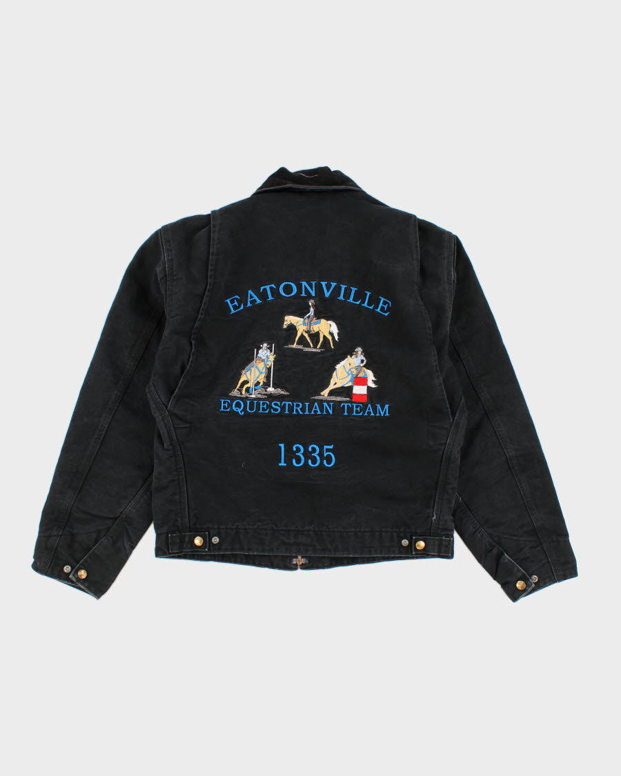 Vintage Carhartt Embroidered Work Wear Jacket - L