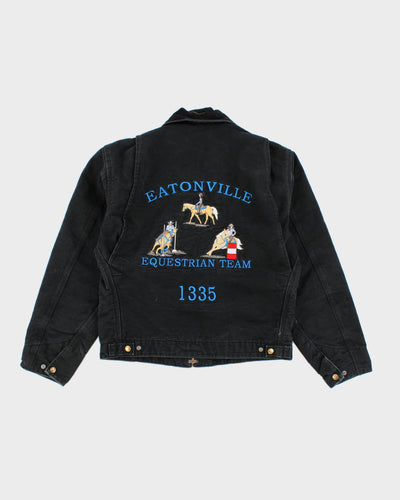 Vintage Carhartt Embroidered Work Wear Jacket - L