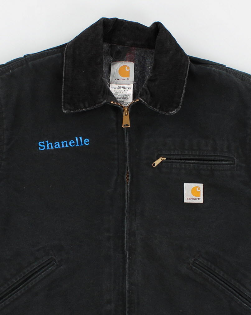 Vintage Carhartt Embroidered Work Wear Jacket - L