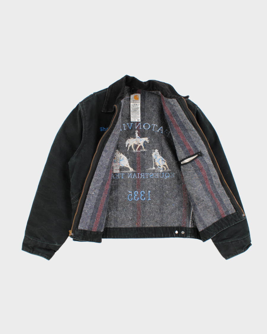 Vintage Carhartt Embroidered Work Wear Jacket - L