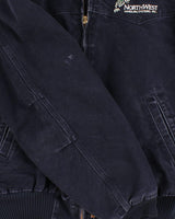 Vintage Carhartt Navy Work Wear Jacket - L
