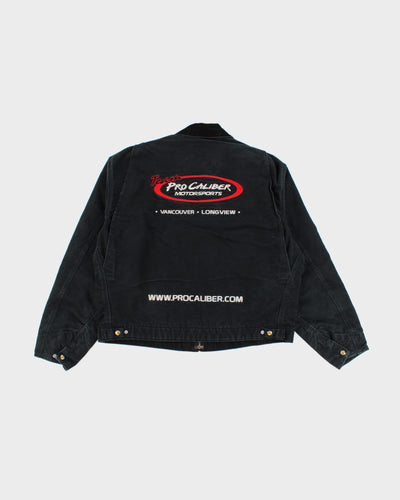 Vintage Carhartt Fleece Lined Dark Green Work Wear Jacket - XL