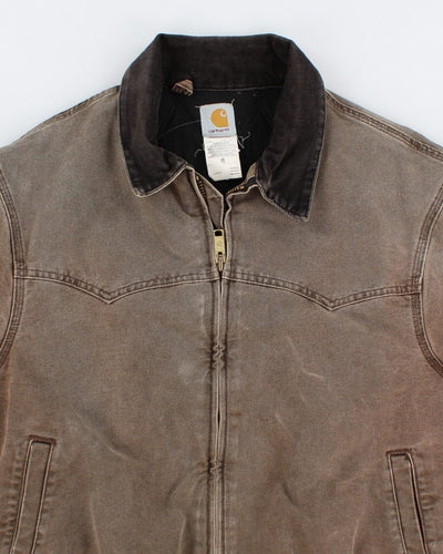 Vintage Carhartt Brown Work Wear Jacket - XL