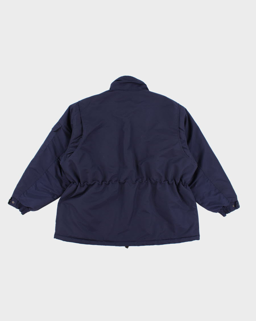 Vintage men's Blue Carhartt Padded Winter Jacket - XXL