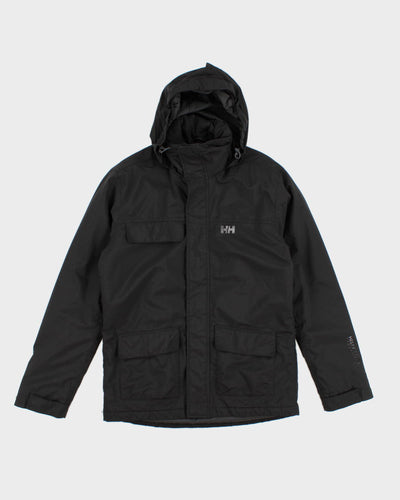 Vintage Men's Black Helly Hansen Winter Coat - S