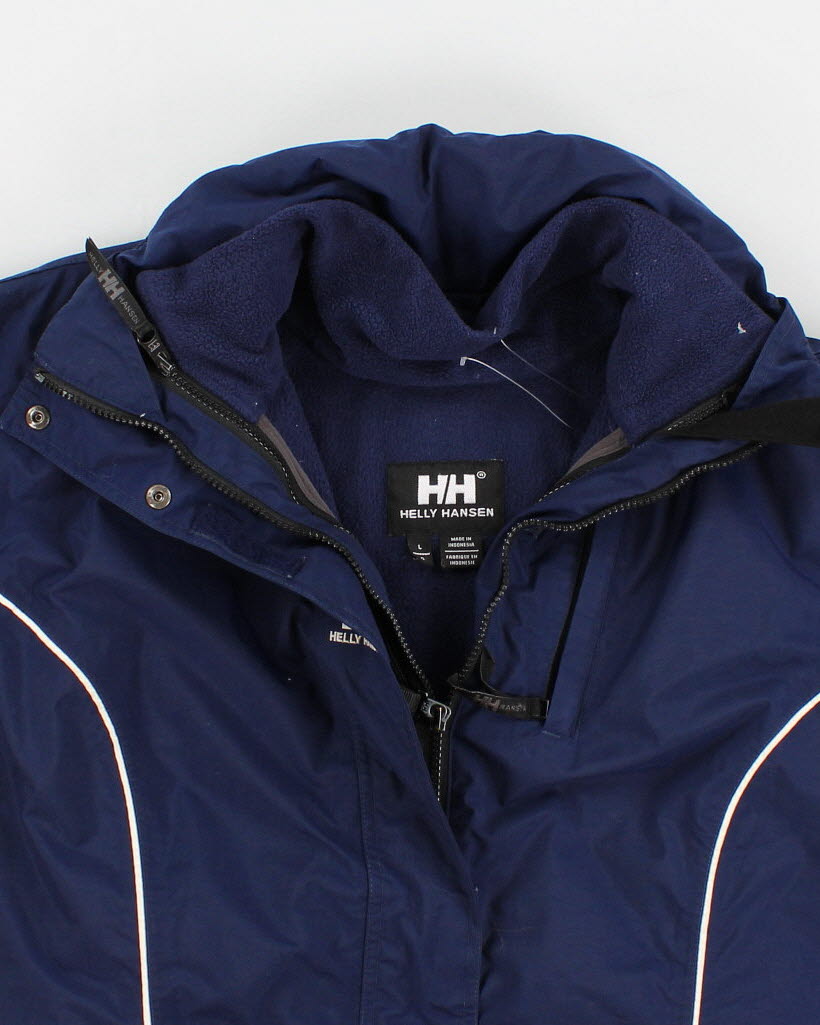 Vintage Men's Blue Helly Hansen winter sports jacket - L