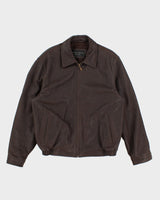 Reilly Olmes Fleece Lined Dreamy Brown Leather Jacket - L
