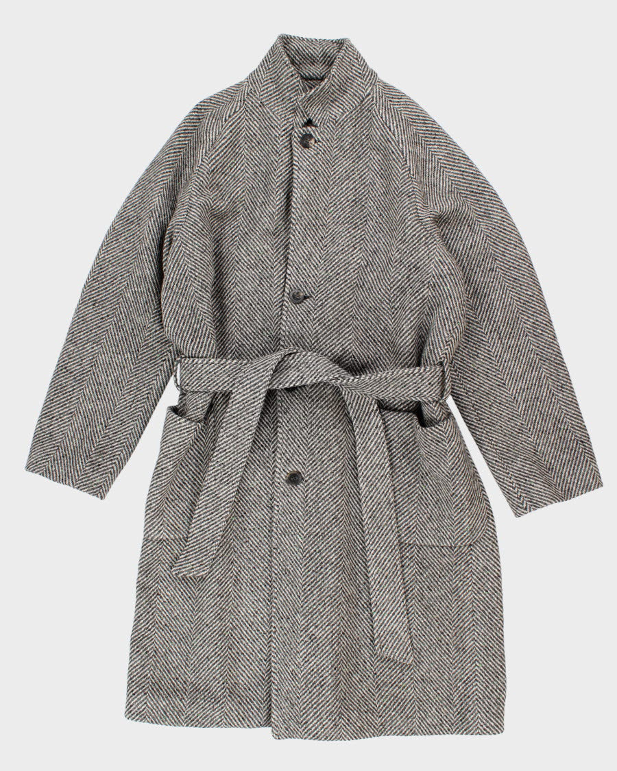 Men's Todd Snyder Wool Blend Grey Over Coat - M